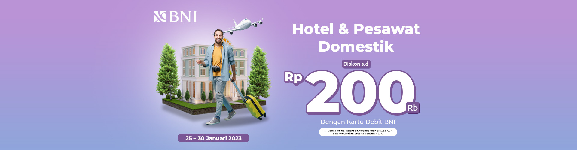 Hotel & Penerbangan Domestik BNI JAN 2023