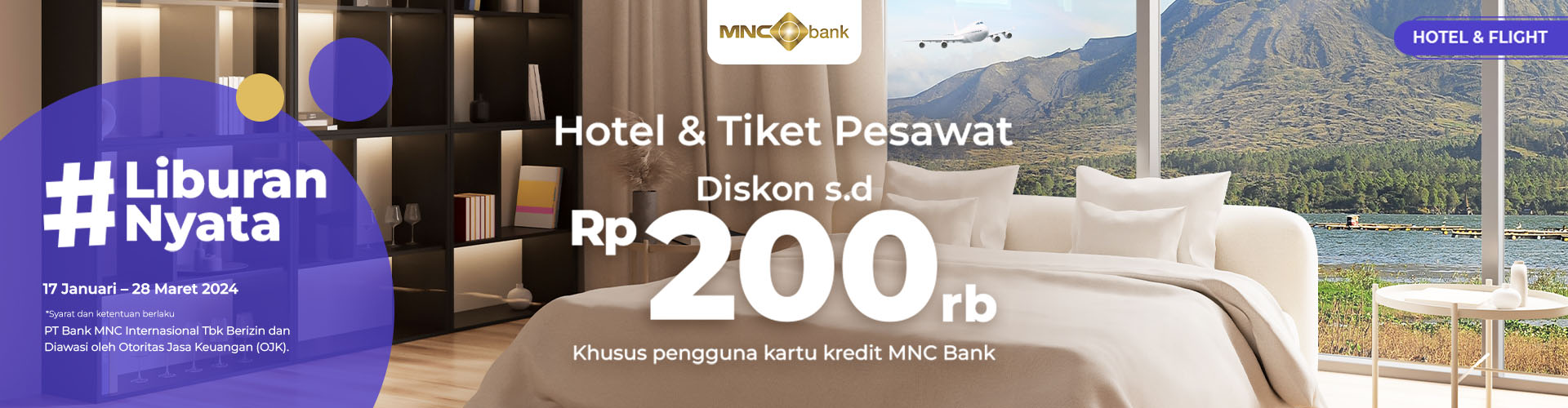 Hotel & Tiket Pesawat MNC